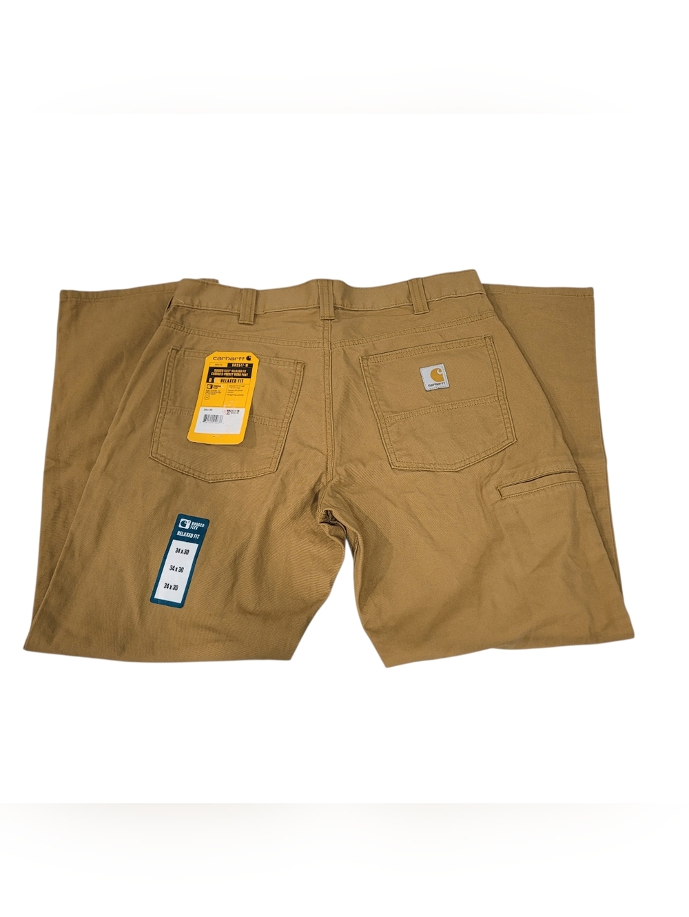 Carhartt Rugged Flex Relaxed Fit Canvas 5-Pocket Utility Work Pants 34x30 - Picture 4 of 7